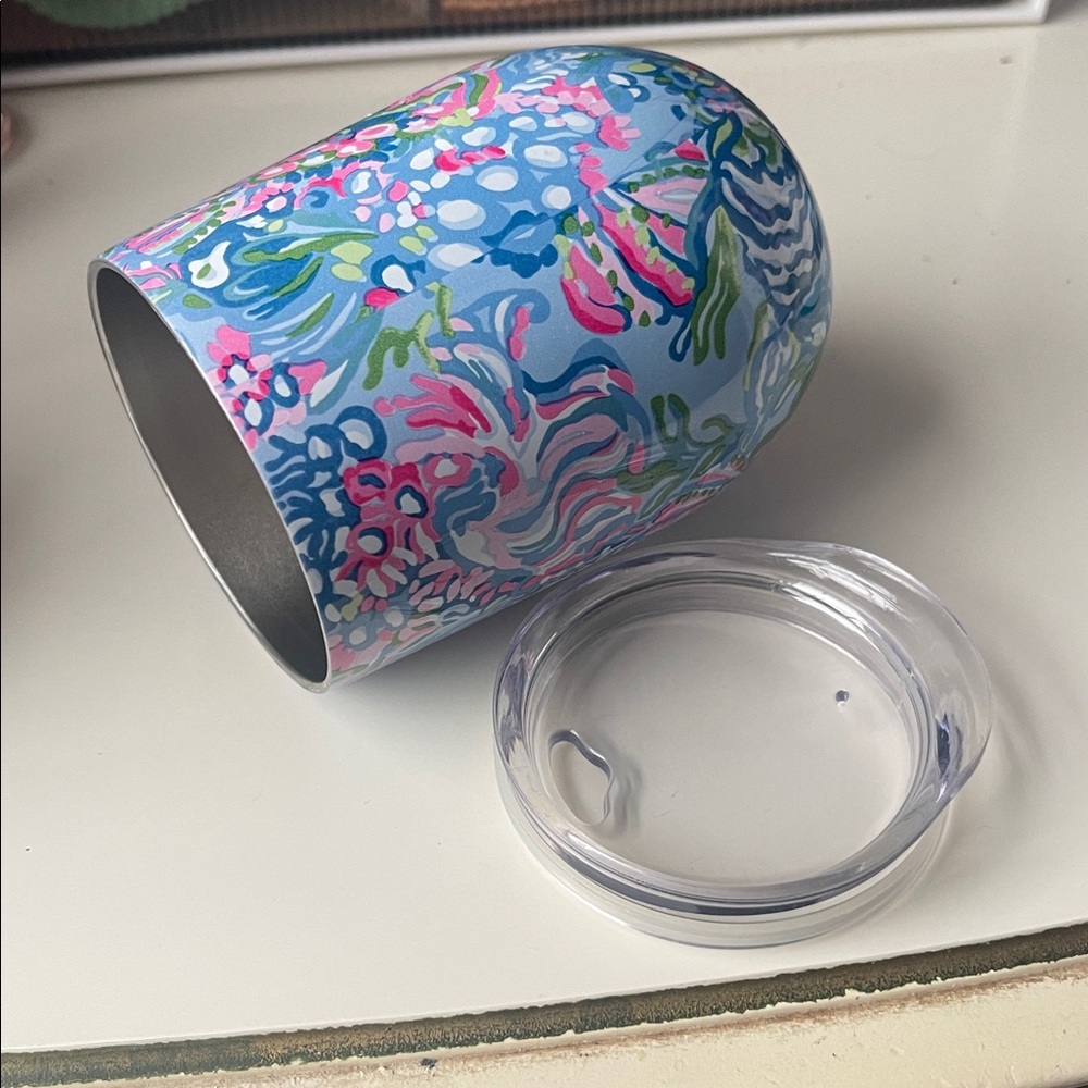 Lilly Pulitzer Wine Tumblers 🍷💞💙 - Picture 6 of 8